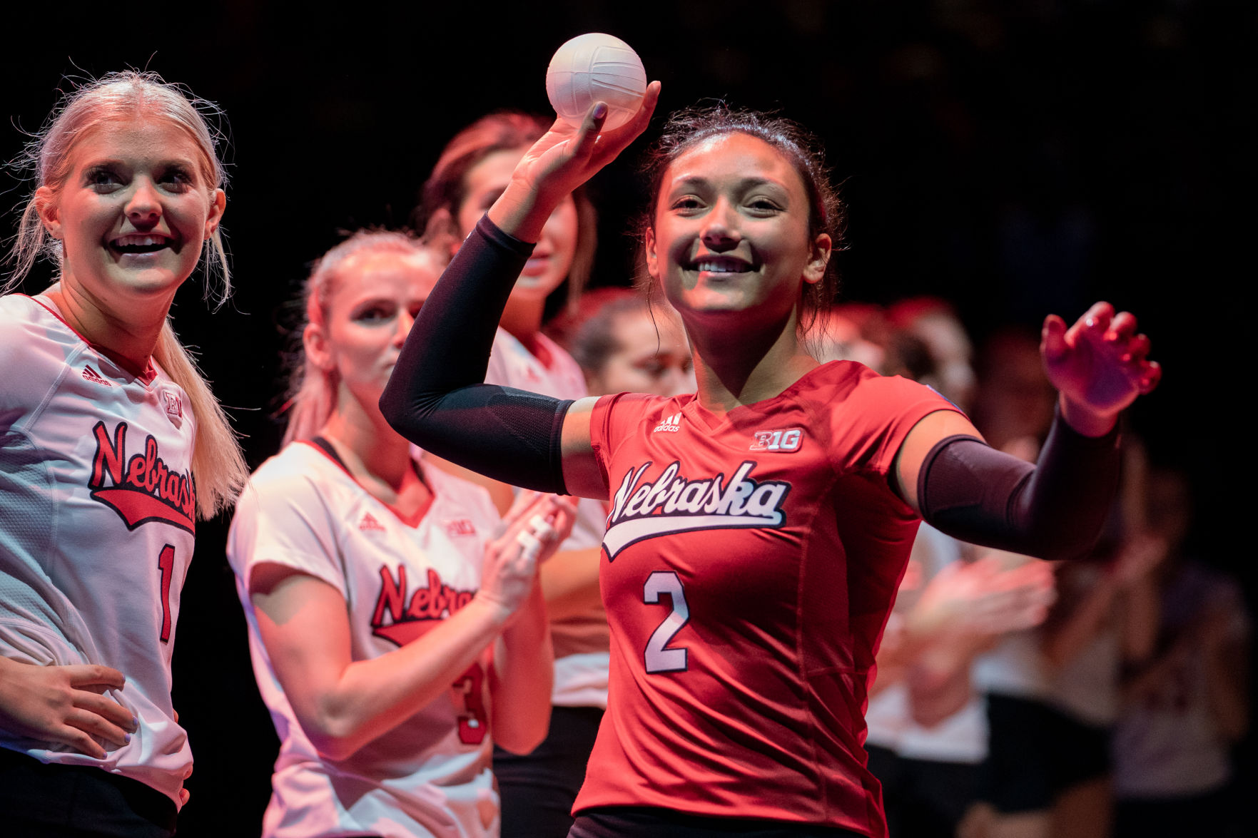 Nebraska Volleyball vs. Hawaii Photo No. 1